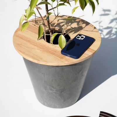 WOOD CIRCLE TRAY