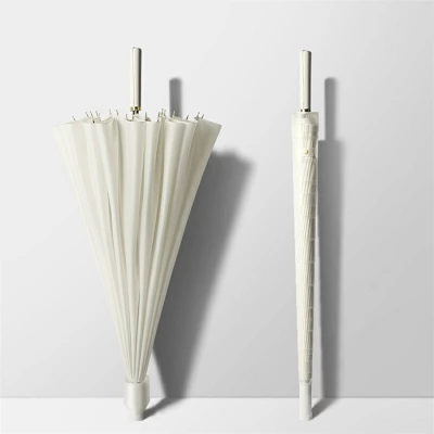 Umbrella with straight handle